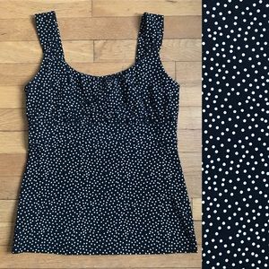 Ann Taylor polka dot tank top